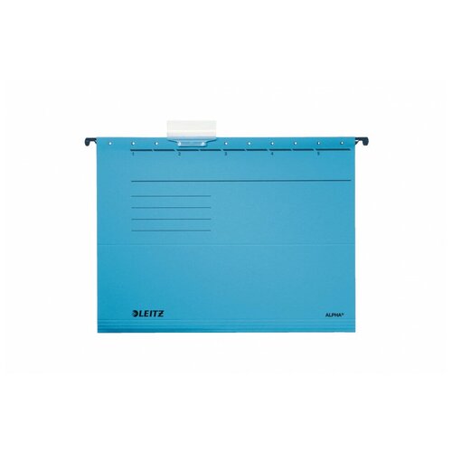 Подвесная папка Leitz Alpha Стандарт, А4, картон, синяя