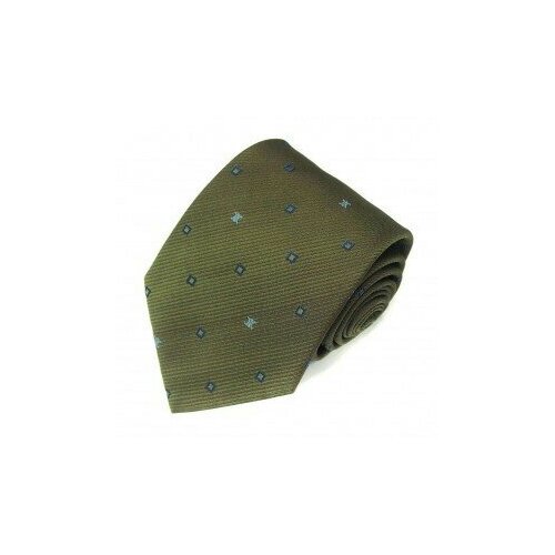 Зеленый галстук в синий квадратик Celine 820224