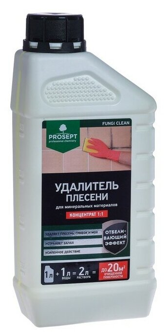 Удалитель плесени Prosept Fungi Clean, концентрат, 1 л