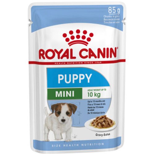 Пауч Royal Canin MINI Puppy для щенков мелких пород соус 12Х0,085 кг