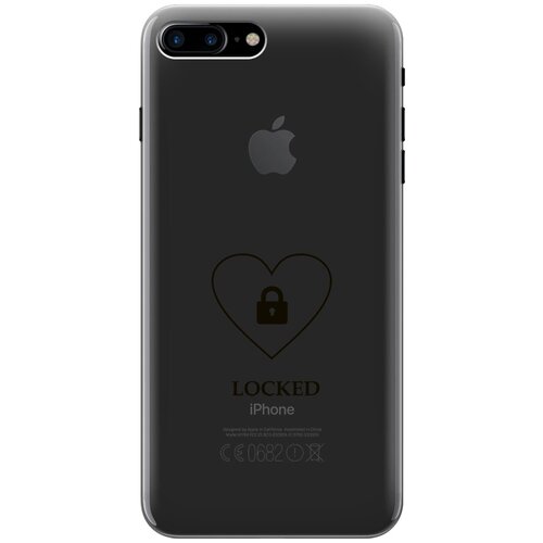 Силиконовый чехол на Apple iPhone 8 Plus / 7 Plus / Эпл Айфон 7 Плюс / 8 Плюс с рисунком Locked силиконовый чехол на apple iphone 8 plus 7 plus эпл айфон 7 плюс 8 плюс с рисунком kittens and trails