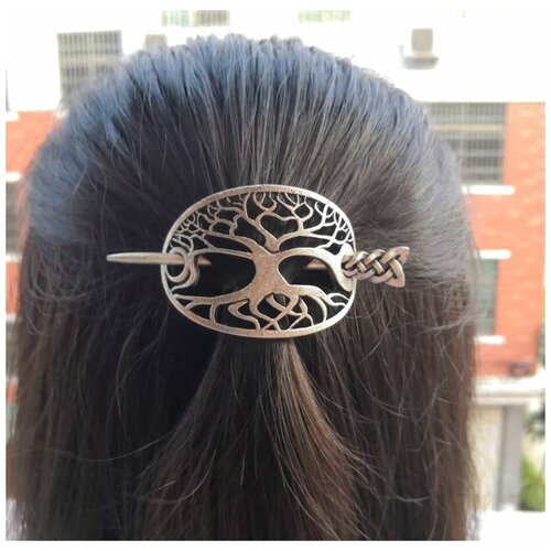 Заколка для волос Древо жизни, женская / Шпилька / Аксессуар на голову