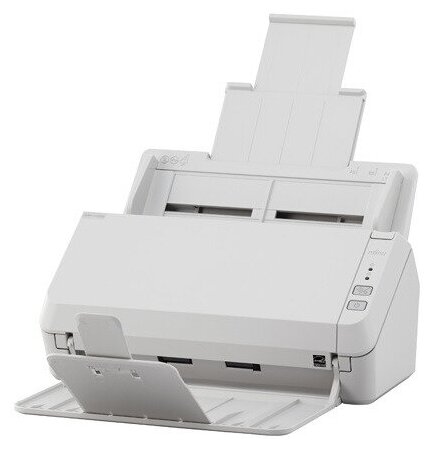 Fujitsu scanner SP-1130N (Офисный сканер, 30 стр/мин, 60 изобр/мин, А4, двустороннее устройство АПД, USB 3.2, Gigabit Ethernet, светодиодная подсветка)(Замена PA03708-B021 SP-1130)