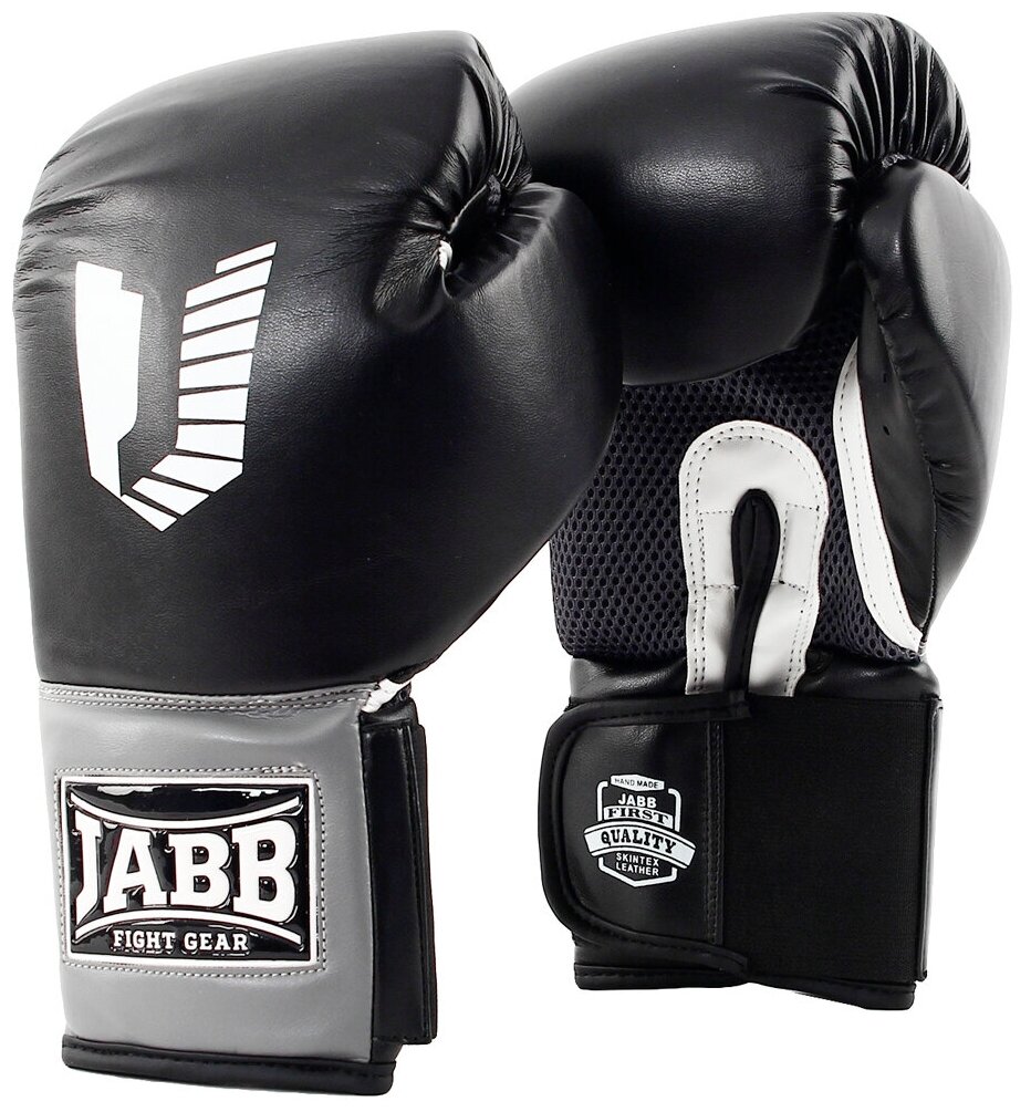 Перчатки боксерские "Jabb. JE-4082/Eu 42", черные, 8 унций