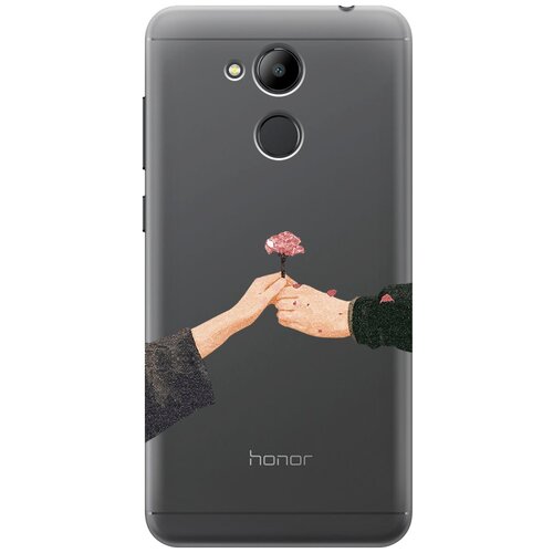 Силиконовый чехол с принтом Hands для Honor 6C Pro / Хонор 6С Про силиконовый чехол с принтом space stickers для honor 6c pro хонор 6с про