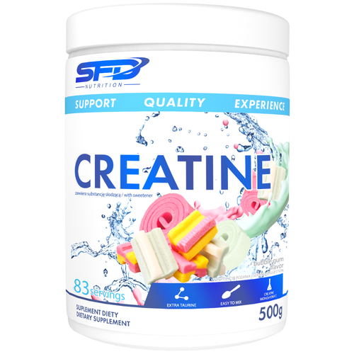 Креатин моногидрат / SFD Creatine 500 гр, бабл гам