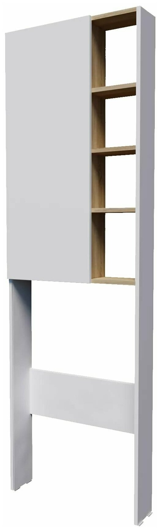 фото Шкаф для ванной Gaula 60Н 1д. White