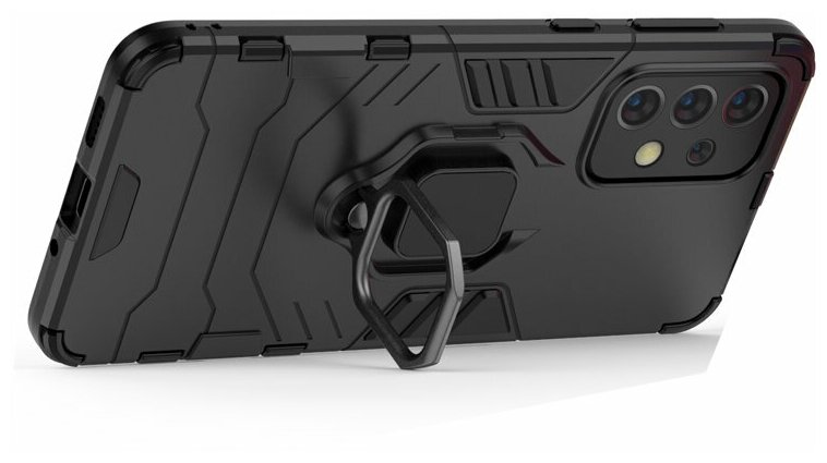 Противоударный чехол с кольцом Panther Case для Samsung Galaxy A33 5G черный