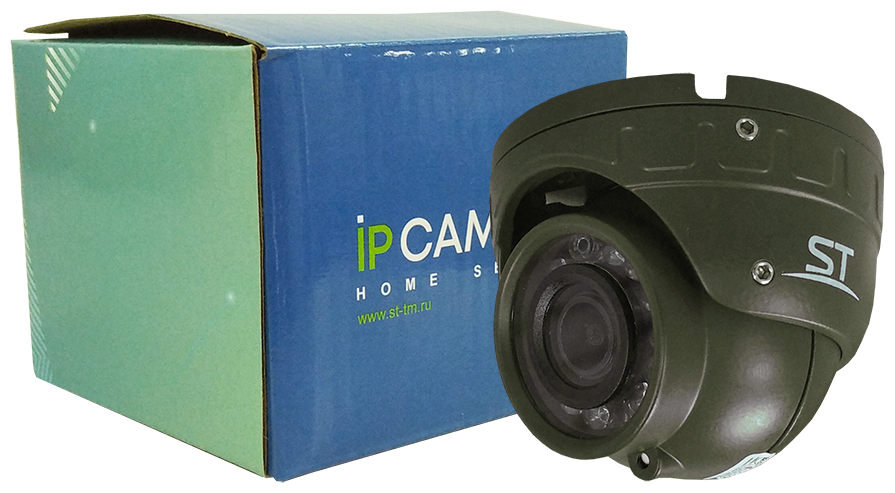 Уличная IP видеокамера ST-S4501, 4 MP, 2,8mm, хаки
