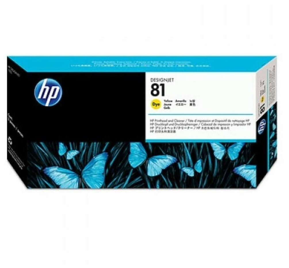 Печатающая головка Hewlett Packard C4953A (HP 81) Yellow