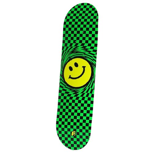 фото Дека для скейтборда footwork progress smile green, размер 8.25x31.75