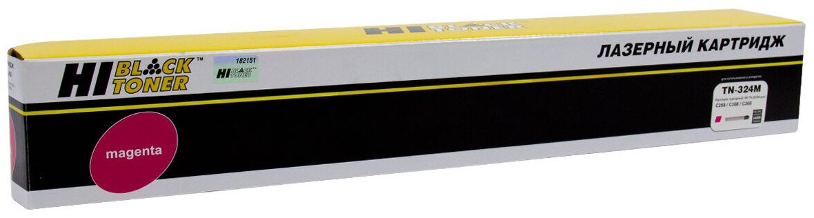 Тонер-картридж Hi-Black (HB-TN-324M) для Konica-Minolta bizhub C258/C308/C368, M, 26К