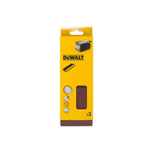 Шлифленты DEWALT DT3355, 45 x 715 мм, 240G, 3 шт.