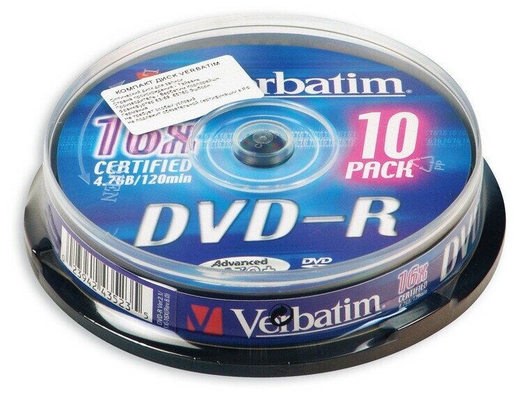 DVD-R диск Verbatim - фото №5