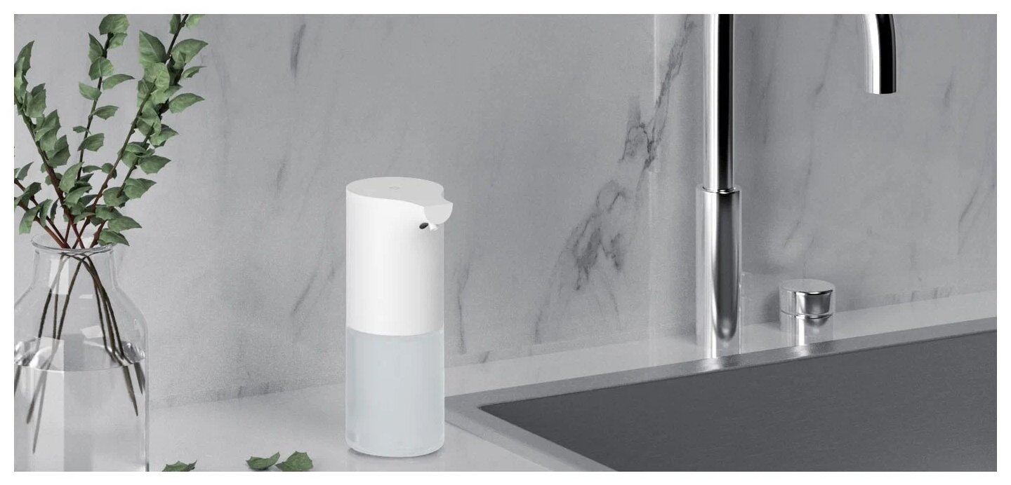 Дозатор сенсорный для мыла-пены Mijia Automatic Foam Soap Dispenser MJXSJ01XW/MJXSJ03XW, белый - фотография № 6