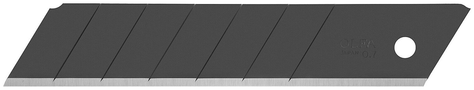 OLFA Excel Black Лезвие сегментированное, 5шт, 25x126x0,7мм OL-HBB-5B