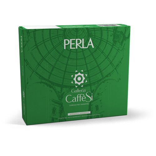 Кофе в капсулах Galleria CaffeSi Perla мол. (Nespresso Pro), 50шт/уп