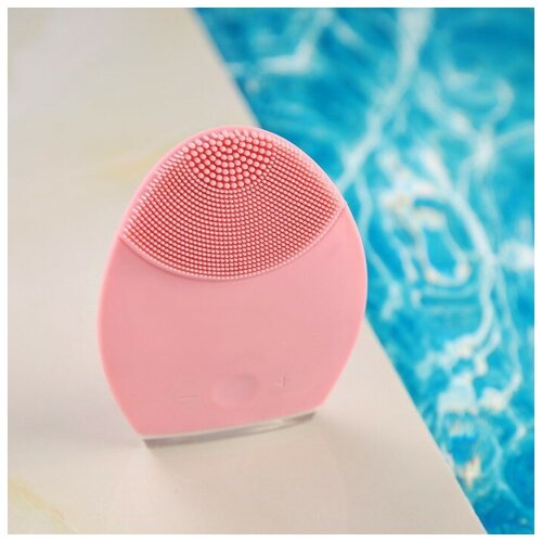 Вибромассажёр для очищения лица LuazON LEM-31 ультразвуковой 2хААА не в комплекте микс 74300₽