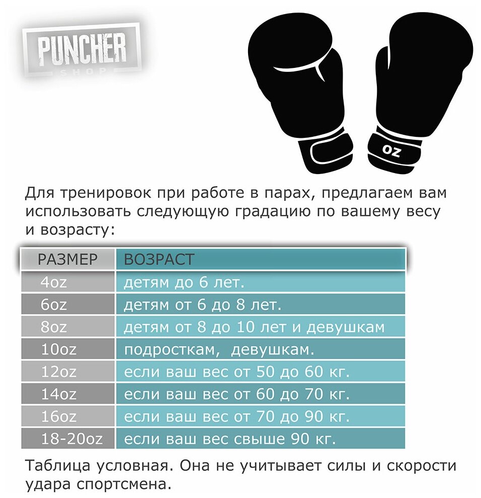 Перчатки тренировочные Powerlock PU черн/золот. - Everlast - Черный - 10 oz