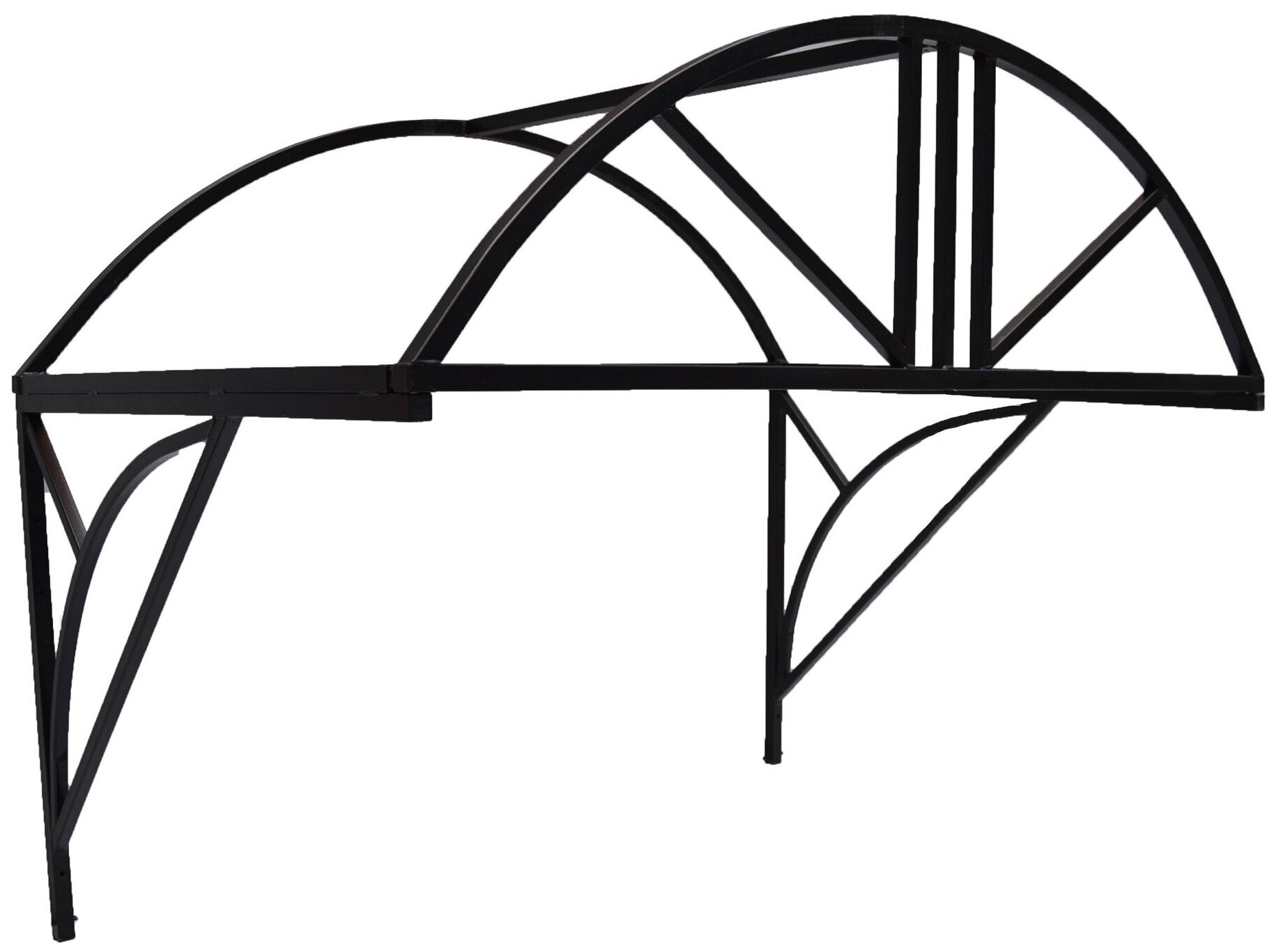 Козырек над крыльцом арочный 1,5 метра. Классик G-3 Усиленный - фотография № 3
