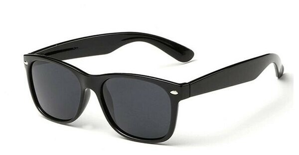 Солнцезащитные очки Polarized, прямоугольные, оправа: пластик, поляризационные, с защитой от УФ, для мужчин