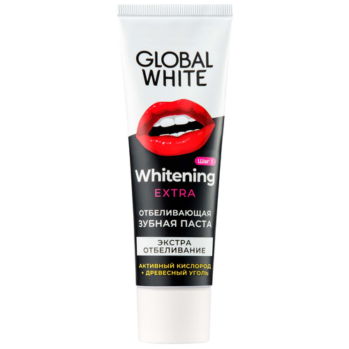 Зубная паста отбеливающая GLOBAL WHITE extra whitening 30 мл