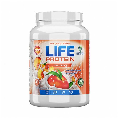 Протеиновый коктейль для похудения Life Protein Sweet Peach 2LB