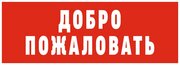 Табличка добро пожаловать 20 х 7 см / информационная табличка на дверь / декоративная табличка