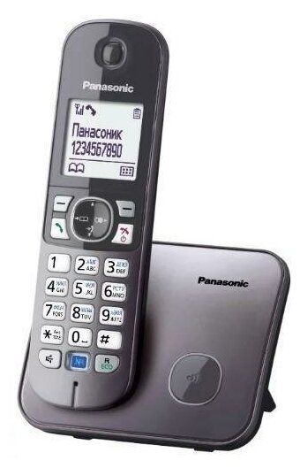 Радиотелефон Panasonic Радиотелефон Panasonic KX-TG6811 Серый