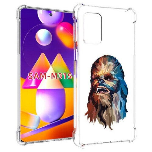 Чехол задняя-панель-накладка-бампер MyPads star wars звездные войны для Samsung Galaxy M31s противоударный