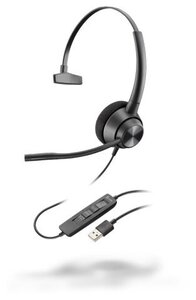 Фото Профессиональная телефонная гарнитура Plantronics EncorePro EP310 USB-A, Mono (214568-01)