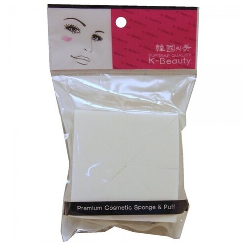 K-Beauty Спонж косметический «прямоугольник, 8 сегментов» - NR-10, 1шт