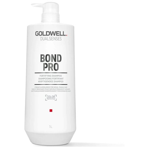 Шампунь укрепляющий для ломких волос - Goldwell Dualsenses Bond Pro Fortifying Shampoo 1000 ml шампунь для защиты и восстановления волос bond builder link d 100 мл