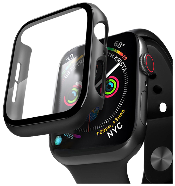 Чехол Deppa со стеклом для Apple Watch 4/5/6/SE/6/SE series