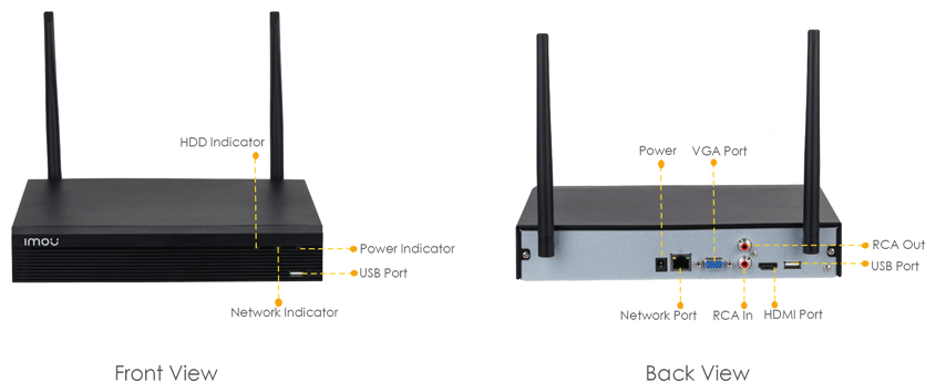 Видеорегистратор IMOU NVR1104HS-W-S2-CE-IMOU - фотография № 4