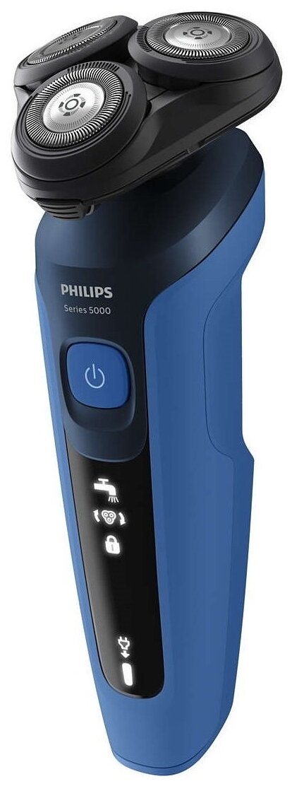 Электробритва Philips S5466/17 Series 5000, синий - фотография № 3