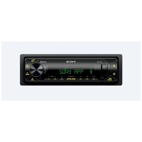 Магнитола Sony DSX-GS80 DSP, USB, BT, 3RCA, FLAC, мультицвет 4*100Вт