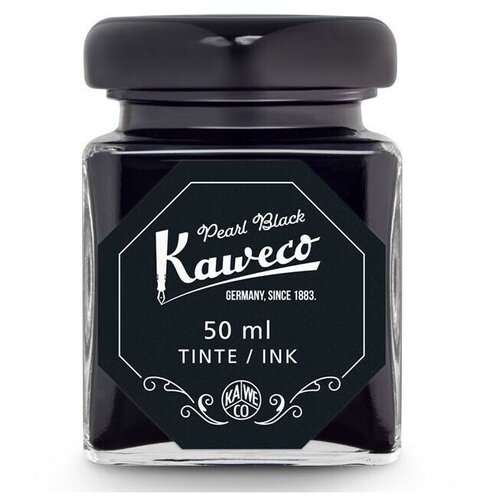 Чернила KAWECO 50мл стекло черный перламутровый