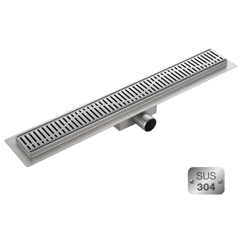 Душевой трап KOER FD35-70x800 из нержавеющей стали SUS304 70x800мм.