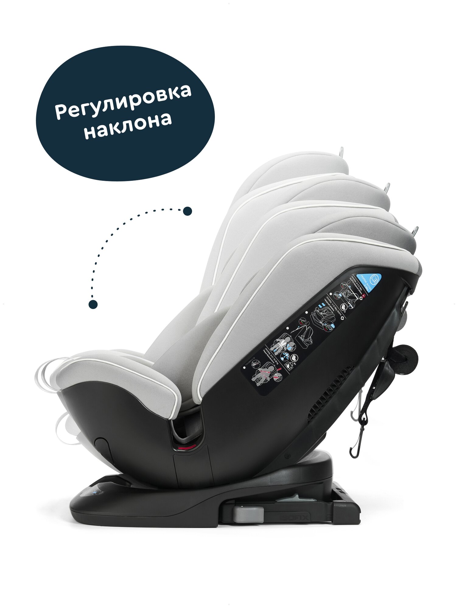 Автокресло JUNION Ebby группа 0+/1/2/3 (0-36 кг) Isofix