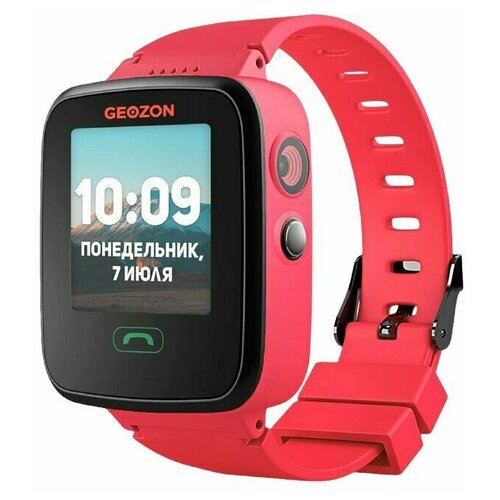 Детские смарт-часы Geozon Aqua G-W04PNK, 1.44', IPS, SIM, камера, GPS, 600 мАч, розовые