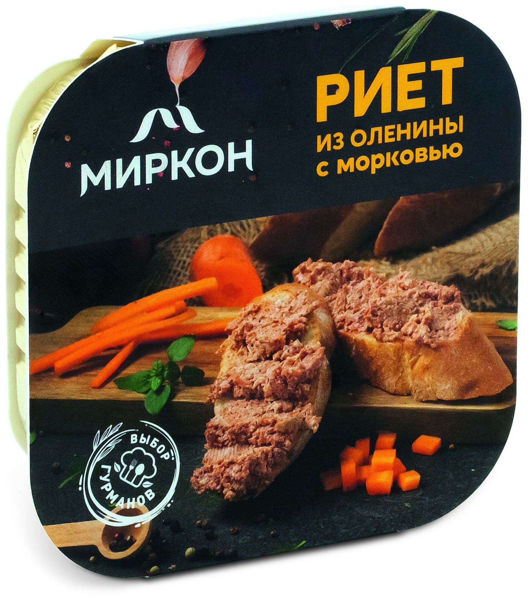 Риет миркон из оленины с морковью 100г