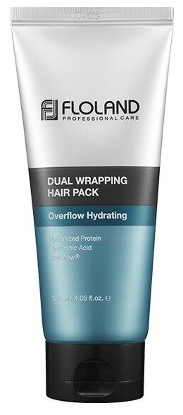 Увлажняющая маска для сухих волос Floland Dual Wrapping Hair Pack Overflow Hydrating 120ml