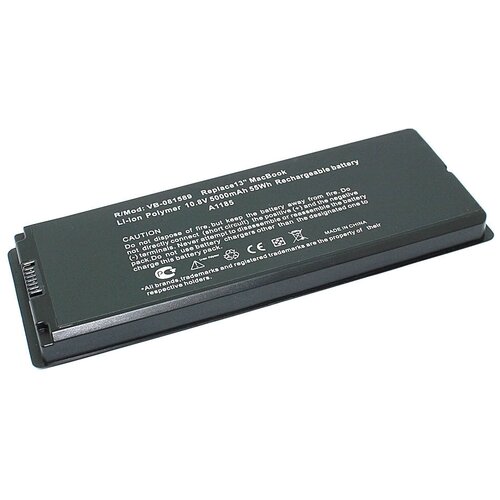 Аккумуляторная батарея для ноутбука Apple MacBook A1185 A1181 5000mAh черная OEM