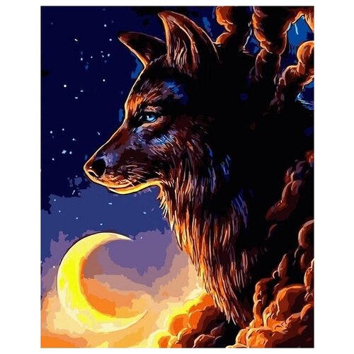 Картина по номерам Colibri Дух волка 40х50 см Холст на подрамнике картина по номерам дух волка 40x50 см