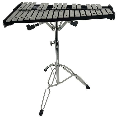 тарелка оркестровая ap percussion tcy5p AP Percussion TL32CJ Металлофон (глокеншпиль) с подставкой и чехлом.