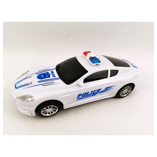 Купить Машина полиция на батарейках, со световым и звуковым эффектами, ассорти / игрушка / машина / полицейская машина, Импортные товары (игрушки), белый, male