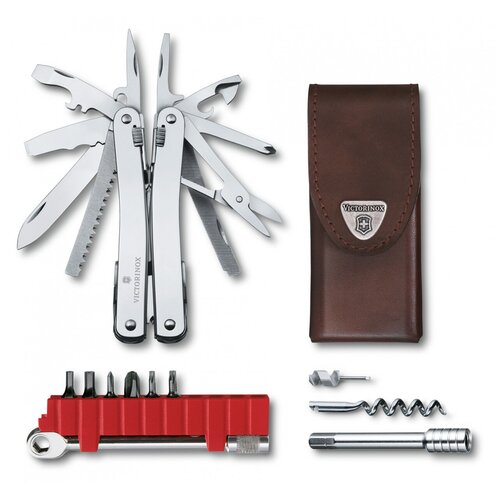 Мультитул SwissTool Spirit X Plus Ratchet, 3.0236. L мультитул victorinox swisstool x plus ratchet 3 0339 l