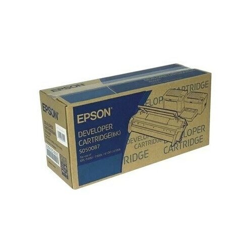 Лазерный картридж Epson C13S050087 картридж epson c13s050087 6000 стр черный