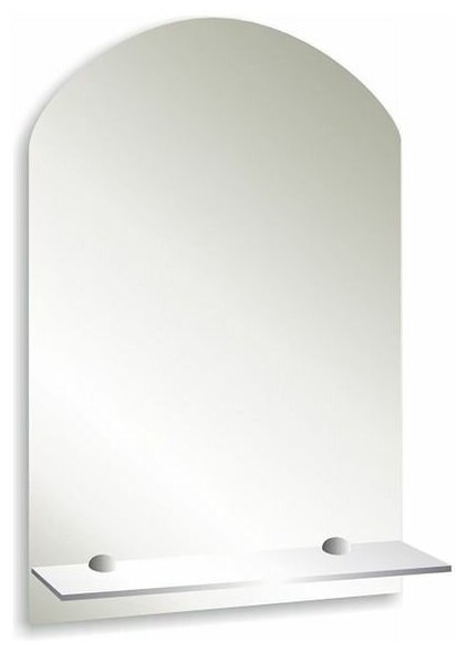 Зеркало «Арка», настенное, с полочкой, 39×59 см - фотография № 1